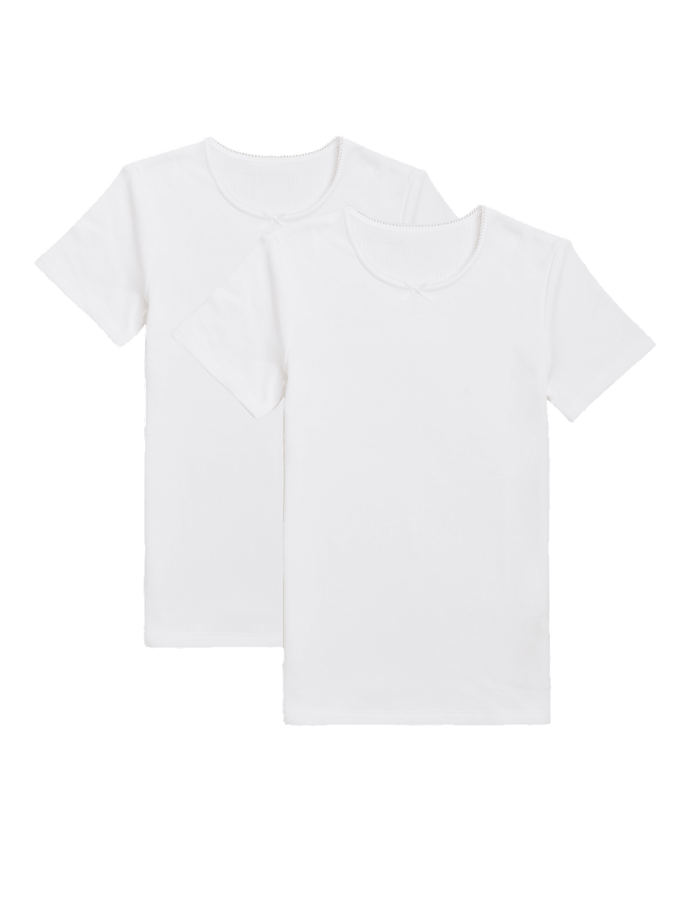 2pk Thermal Cotton Blend Vests
