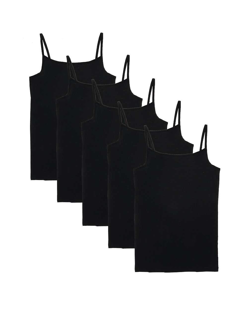 5pk Cotton Rich Vests (2-14 Yrs)