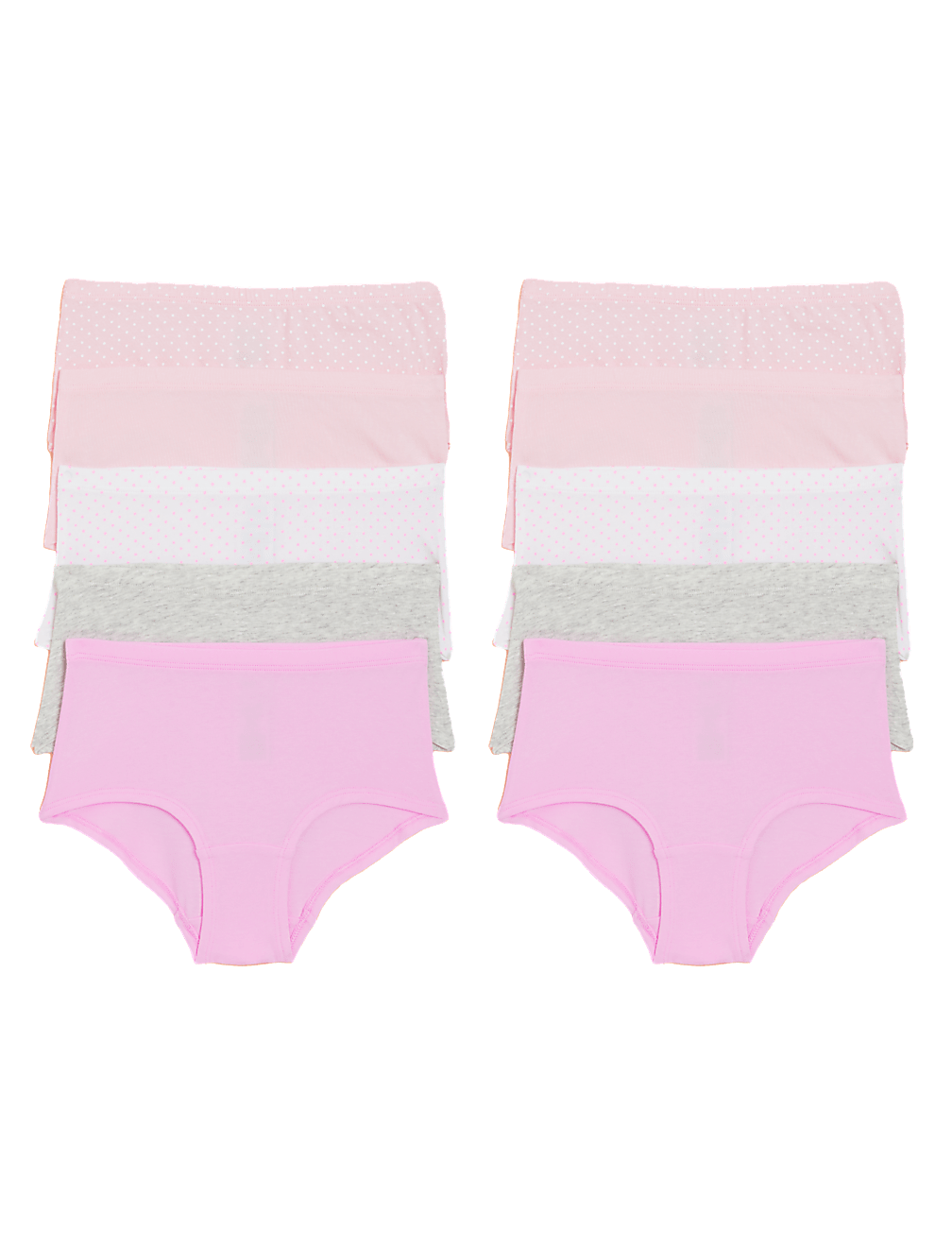 10pk Cotton Rich Assorted Shorts (5-16 Yrs)