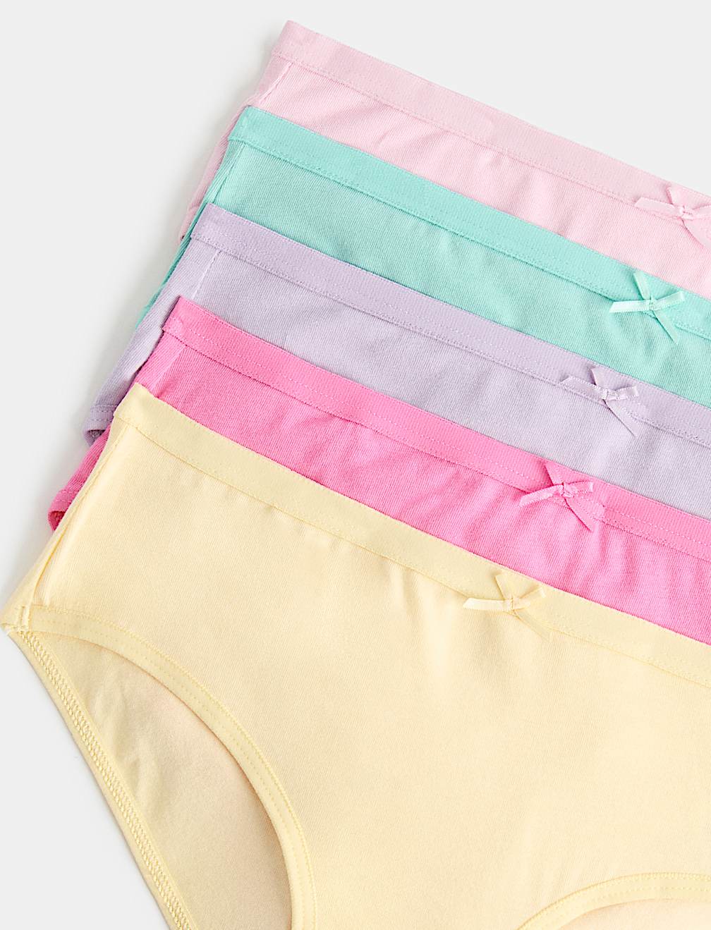 10 Pack Cotton with Stretch Knickers (2-14 Yrs)