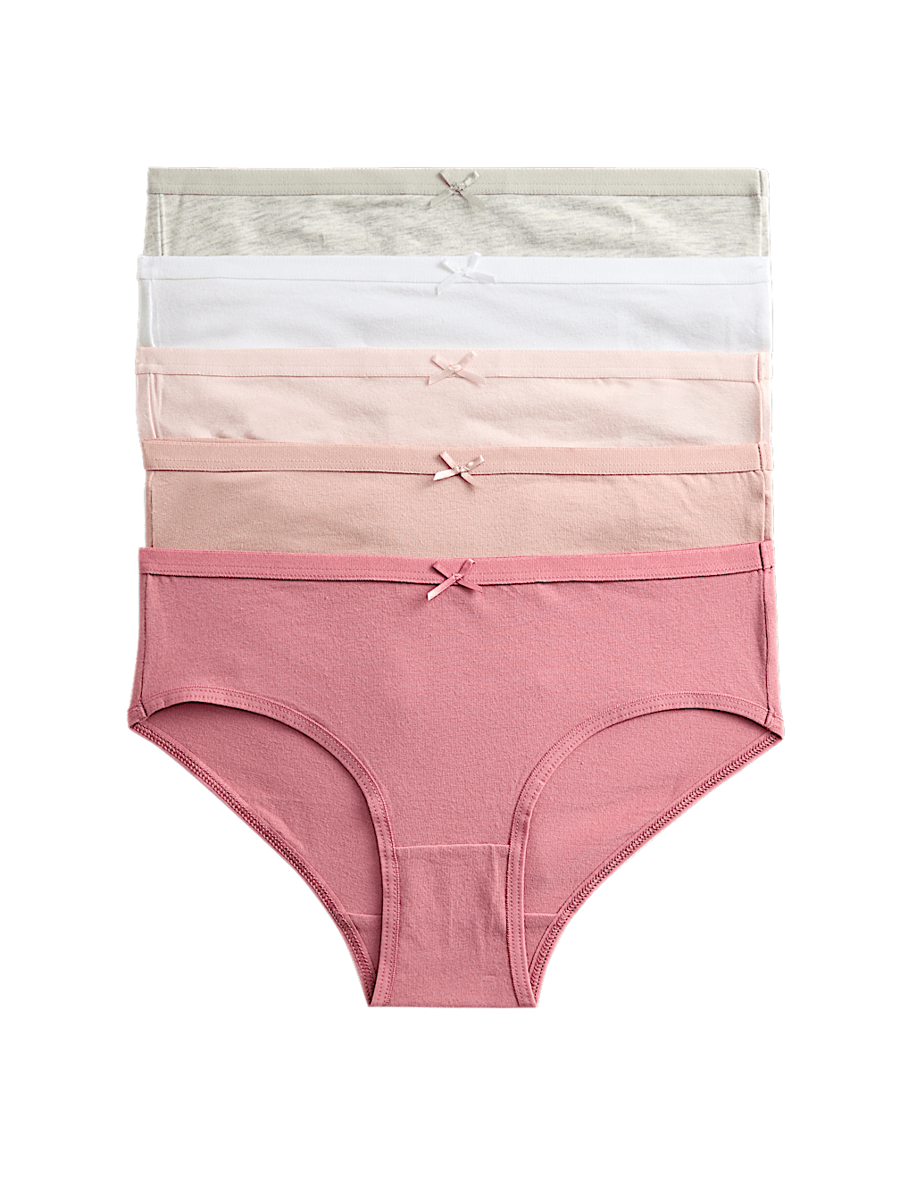10 Pack Cotton with Stretch Knickers (2-14 Yrs)