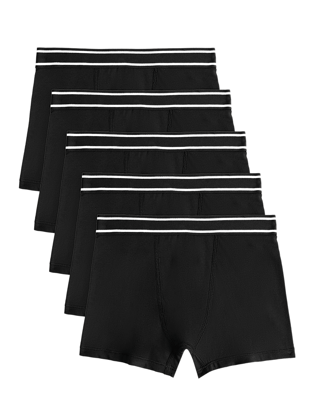 5 Pack Cotton with Stretch Trunks (5-16 Yrs)