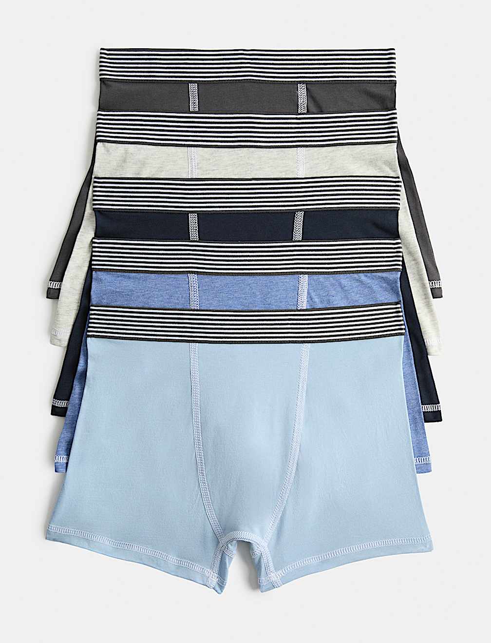 5 Pack Cotton Rich Nautical Trunks (5-16 Yrs)