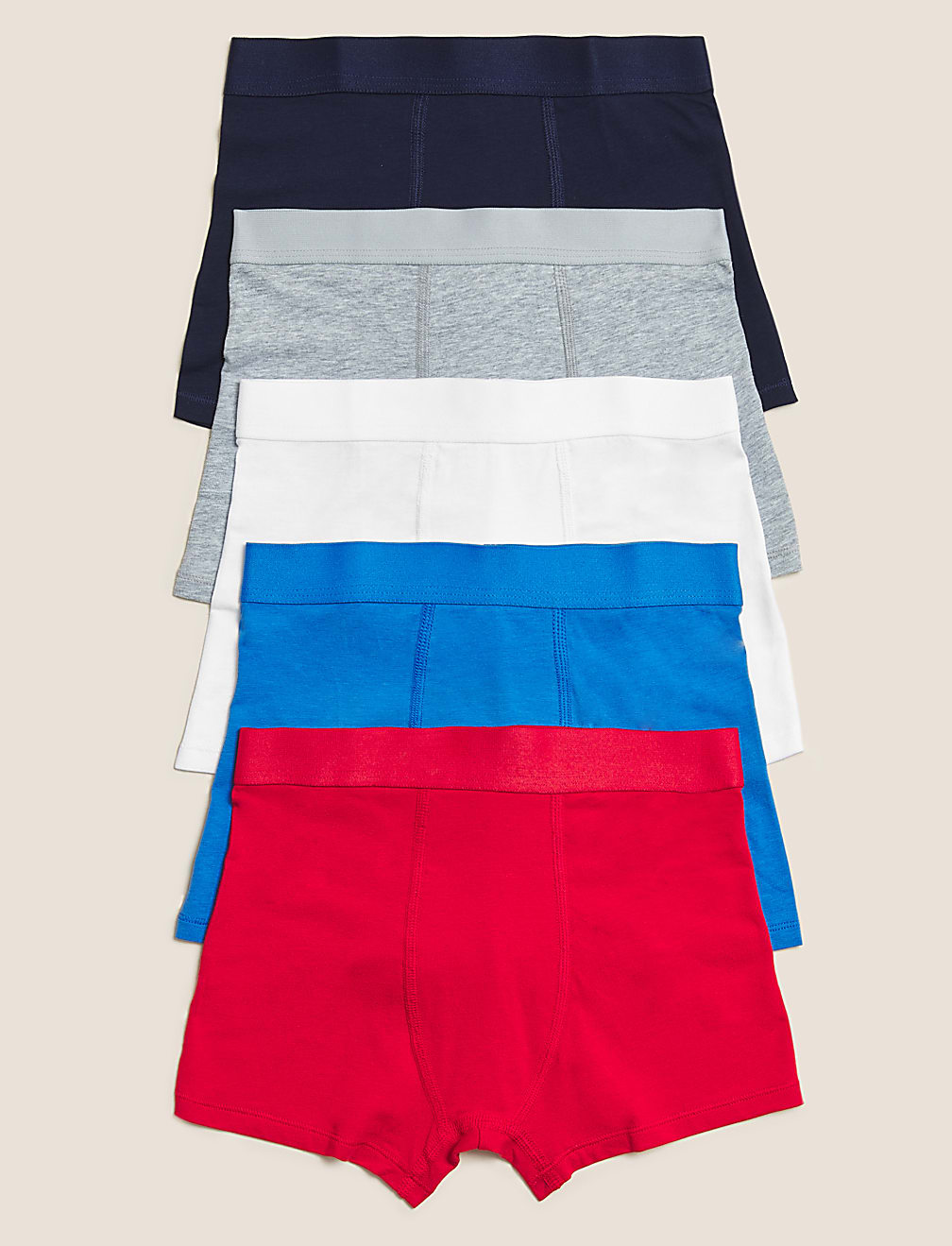 5 Pack Cotton Rich Trunks (2-16 Yrs)