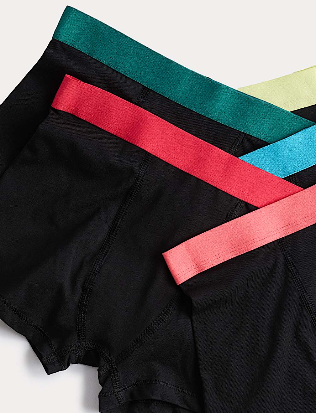 5pc Cotton Rich Trunks (5-16 Yrs)