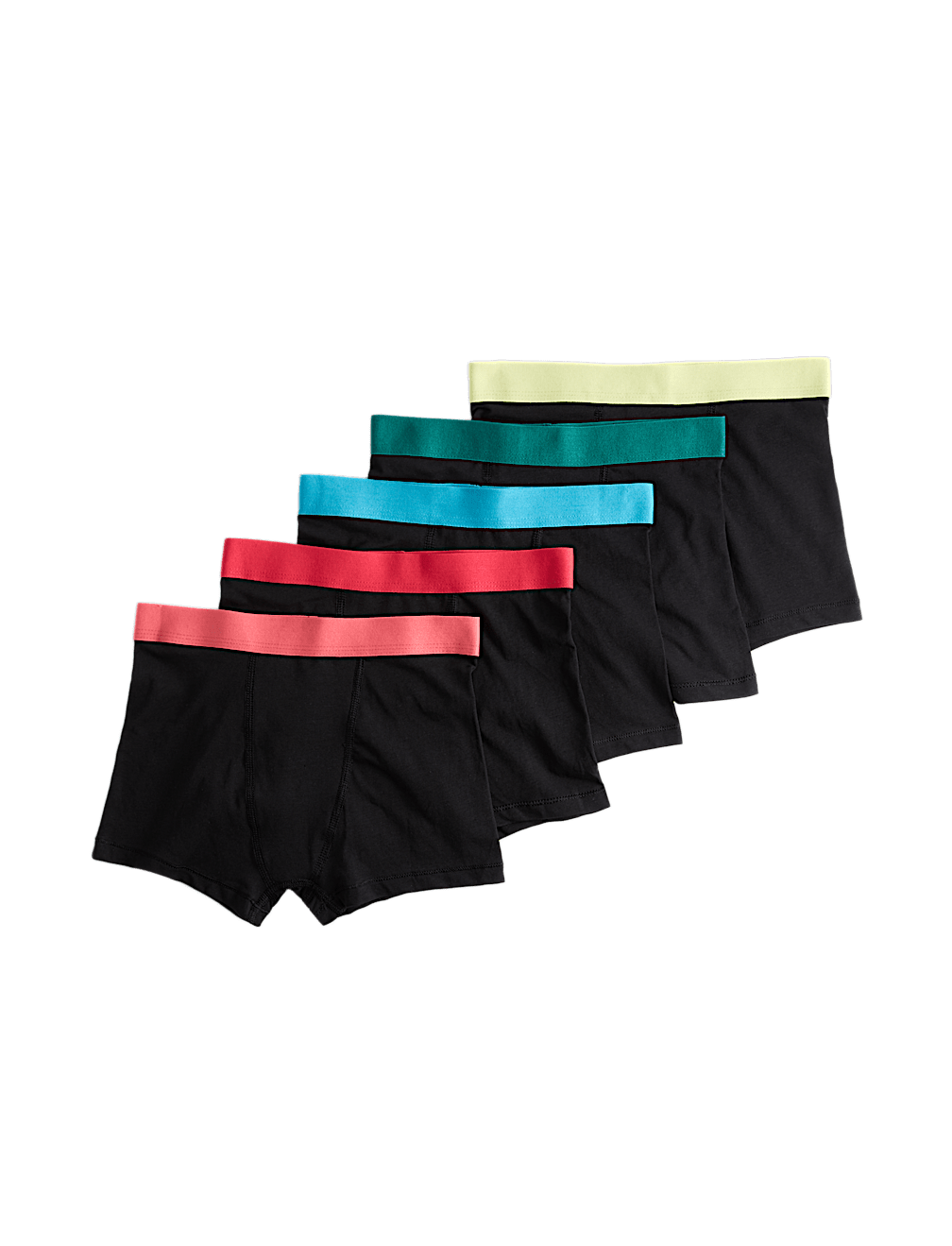 5pc Cotton Rich Trunks (5-16 Yrs)
