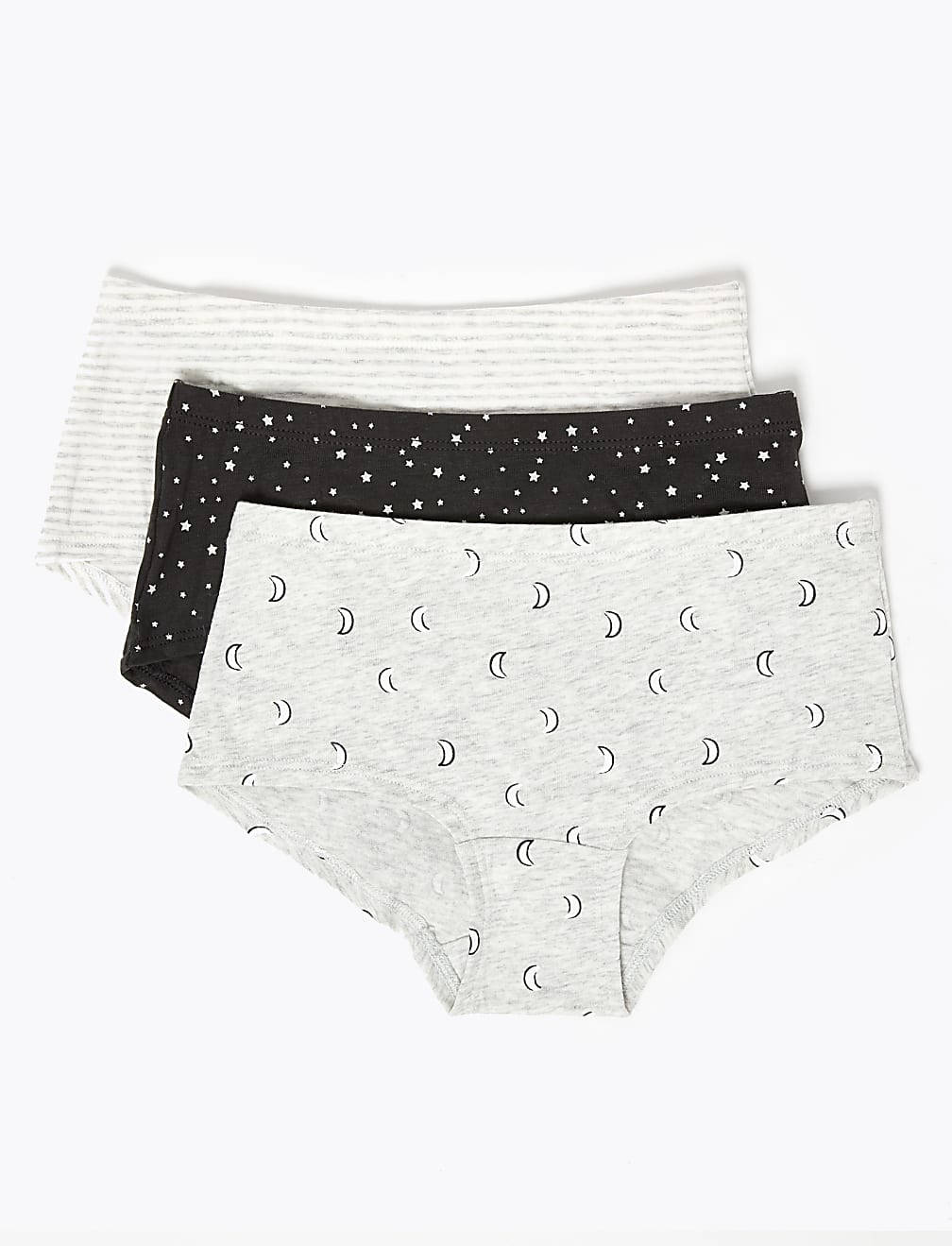 7 Pack Star Shorts (2-16 Yrs)