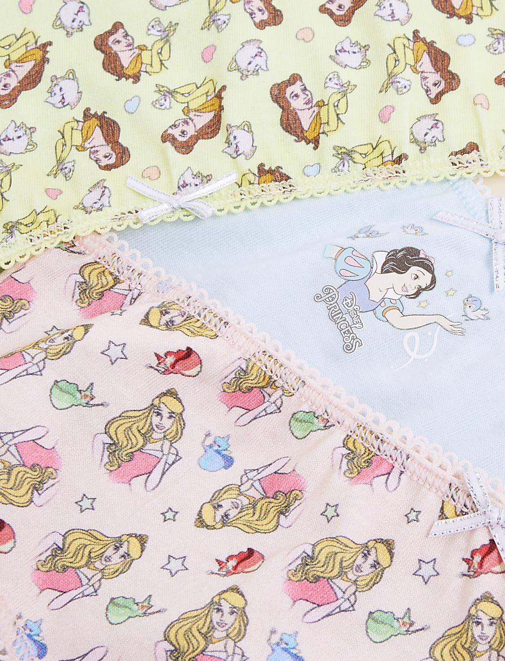 5pk Pure Cotton Disney Princess™ Knickers (2-12 Yrs)