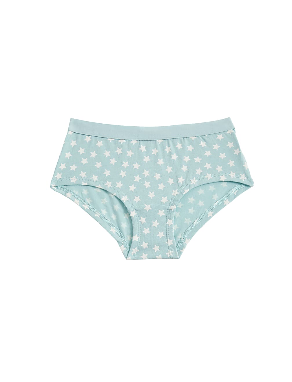 7pk Cotton Rich Stars Shorts (5-16 Yrs)
