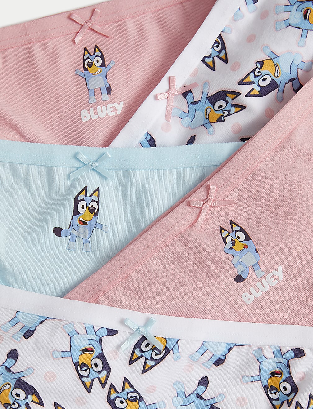 5pk Cotton with Stretch Bluey™ Knickers (2-8 Yrs)