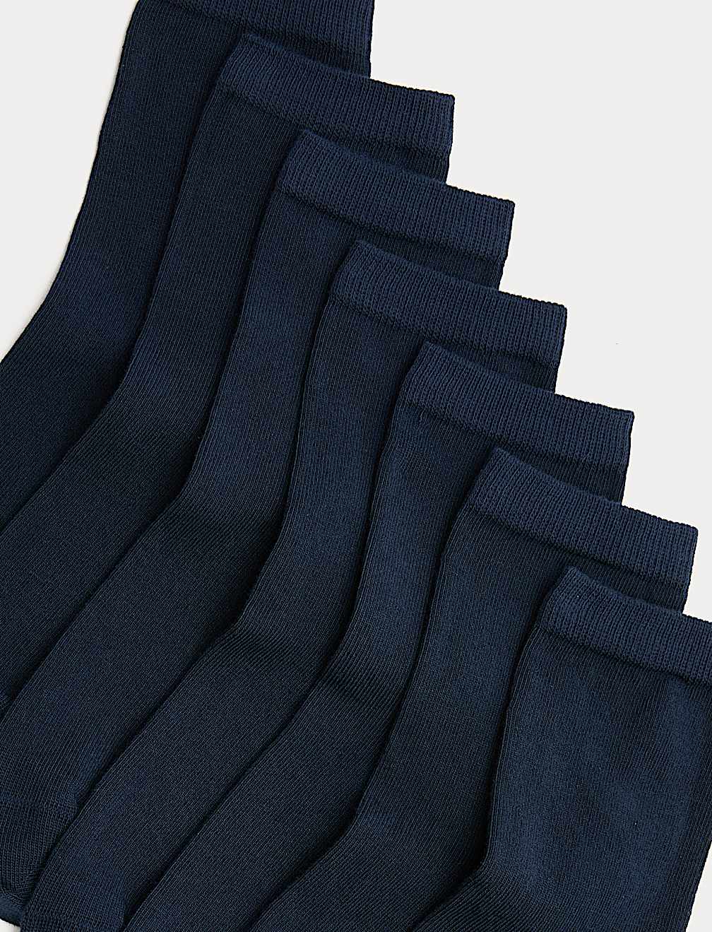 7 Pack of Ankle School Socks