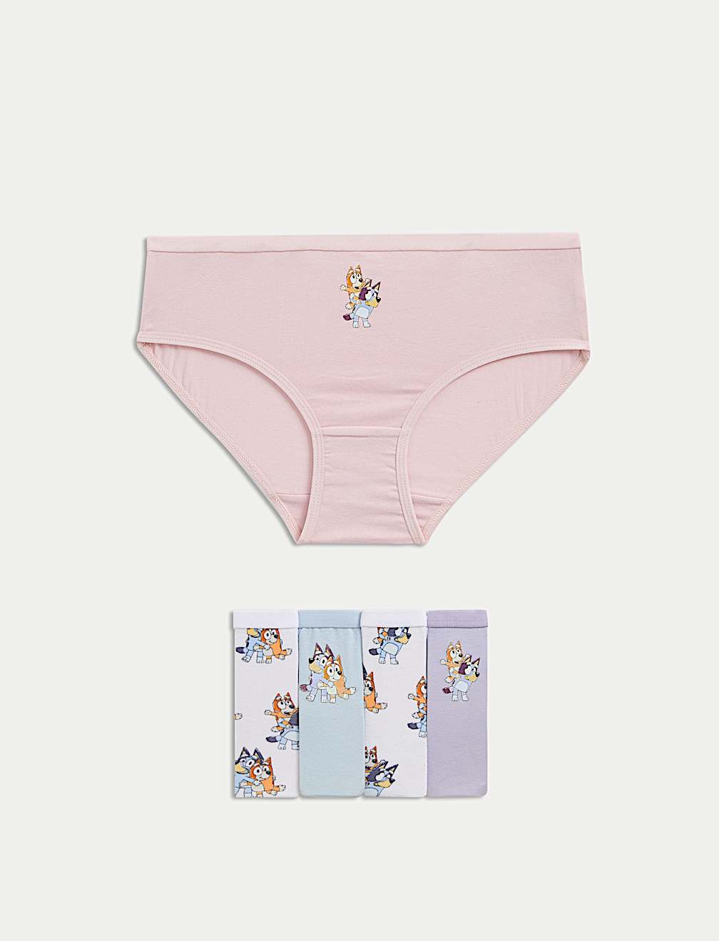 5pk Cotton with Stretch Bluey™ Knickers (2-8 Yrs)