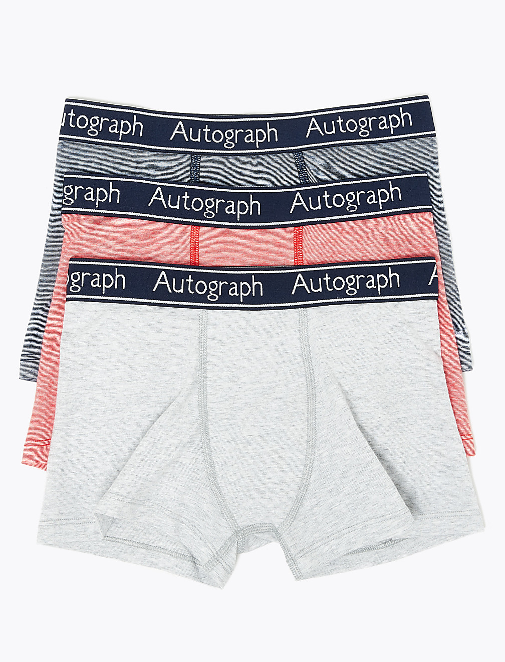 3 Pack Cotton with Lycra® Trunks