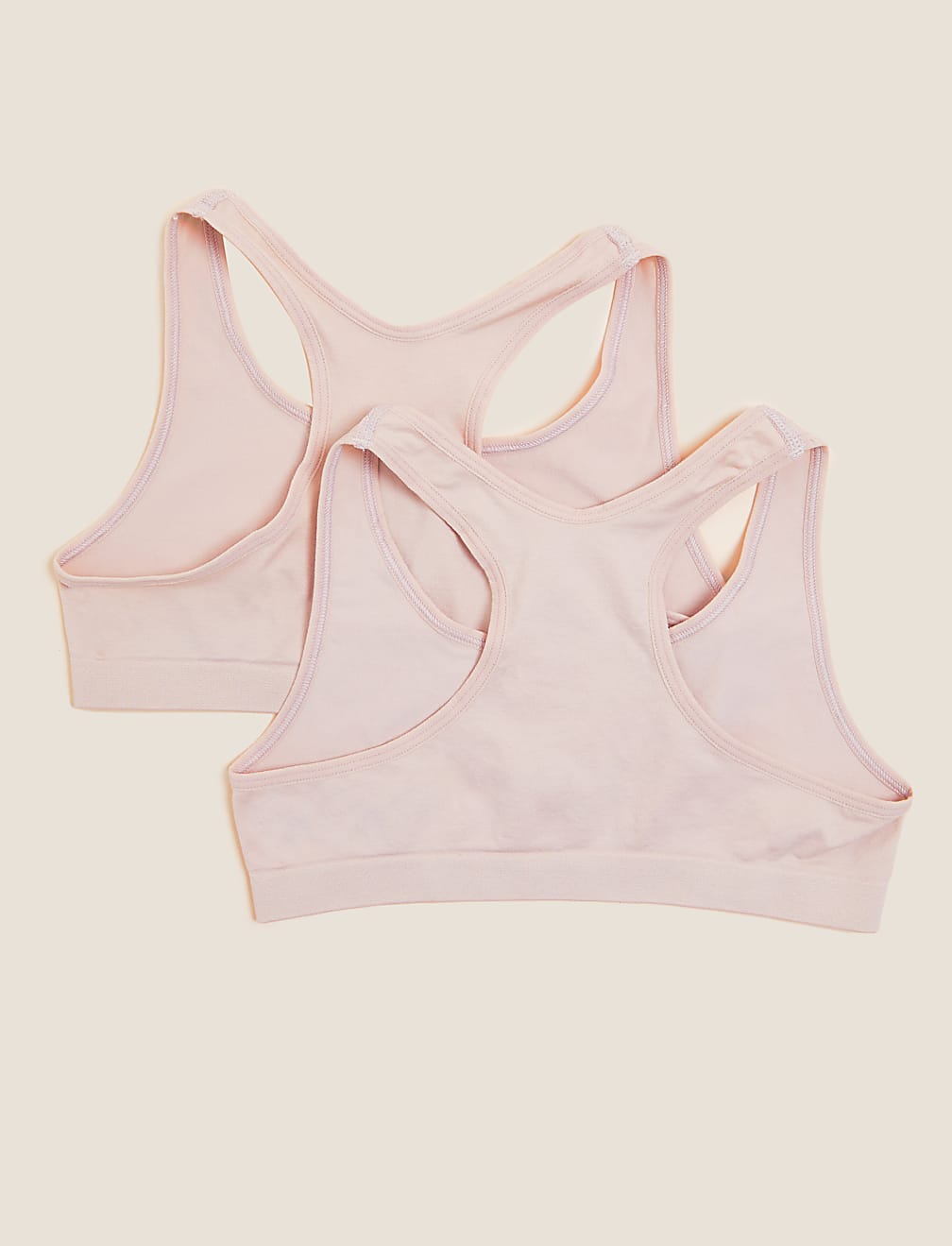 2pk Seamfree Crop Tops (6-16 Yrs)