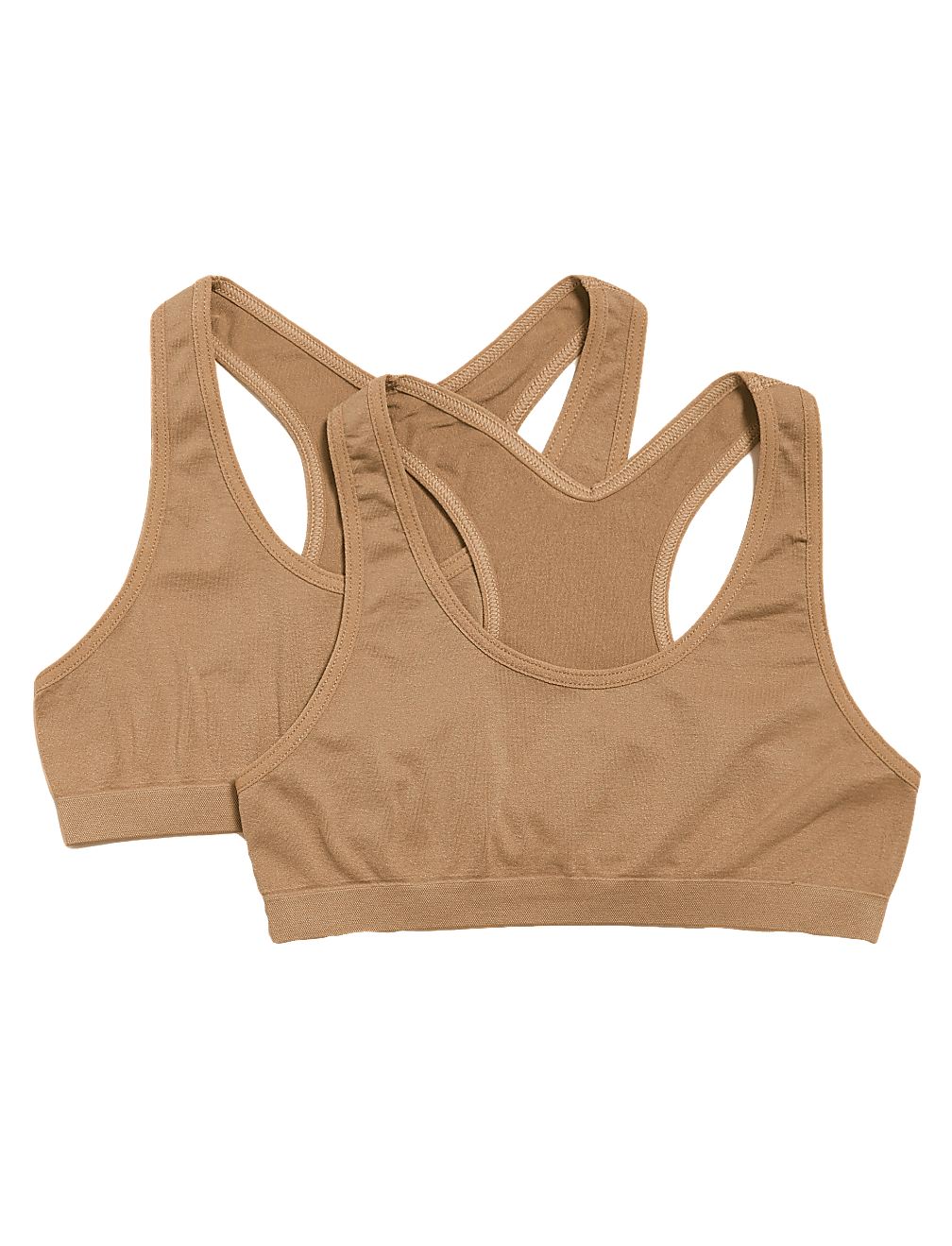 2pk Seamfree Crop Tops (6-16 Yrs)