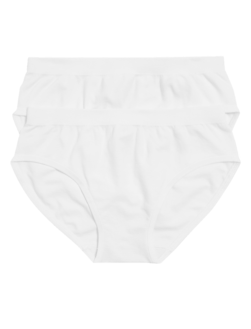 2pk Seamfree Bikini Knickers (6-16 Yrs)