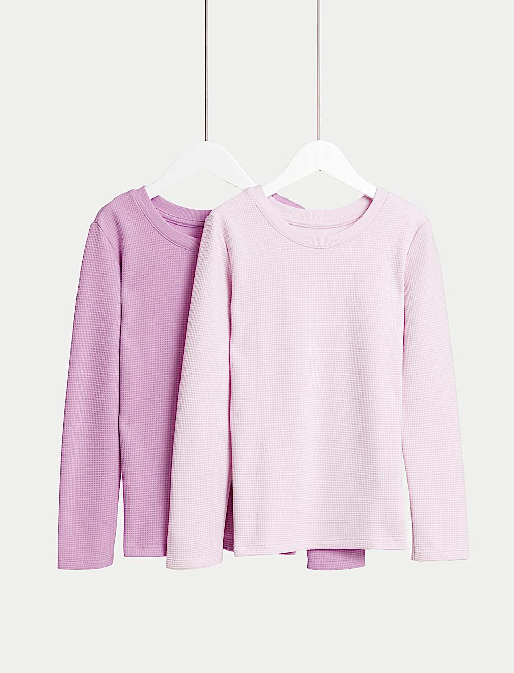2pk Heatgen™ Thermal Waffle Tops (2-14 Yrs)