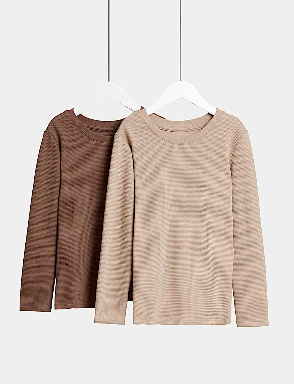 2pk Heatgen™ Thermal Waffle Tops (2-14 Yrs)