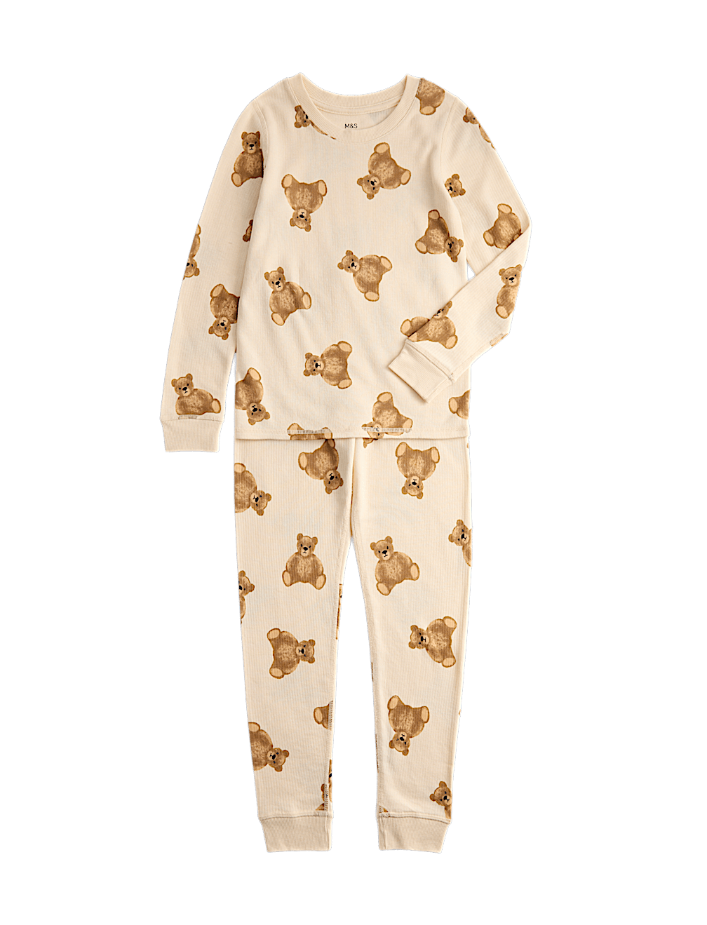 Thermal Cotton Blend Spencer Bear Set (2-12 Yrs)