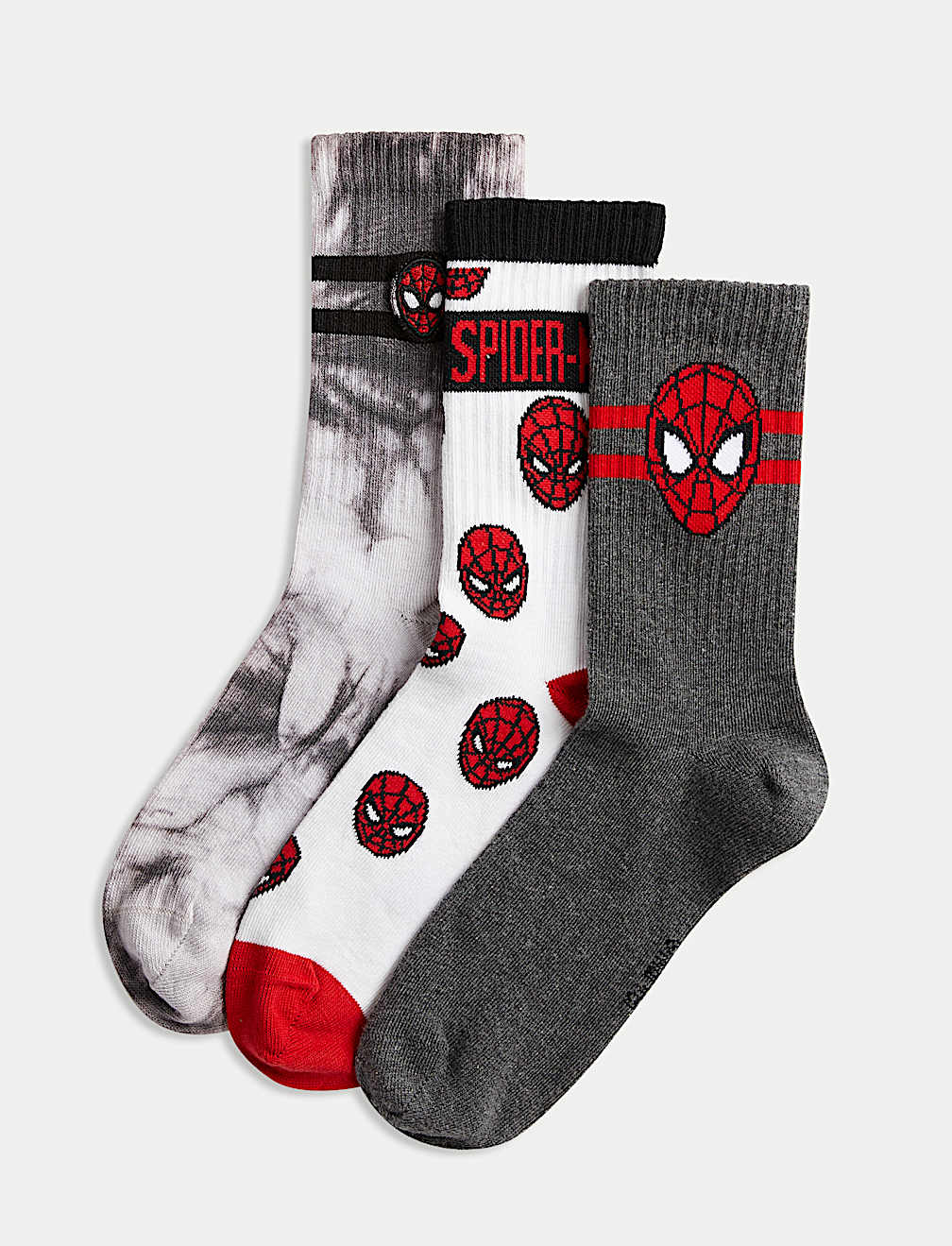 3pk Spider-Man™ Socks (6 Small - 7 Large)