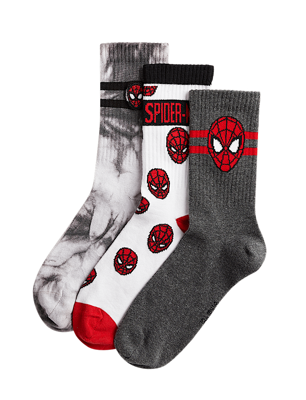 3pk Spider-Man™ Socks (6 Small - 7 Large)