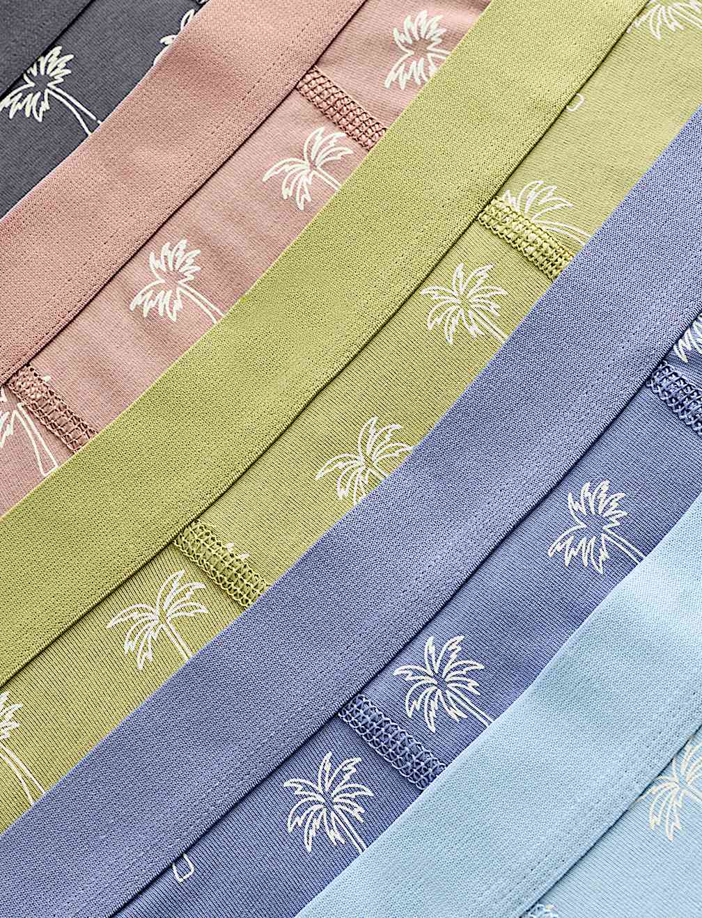 5 Pack Cotton Rich Patterned Trunks (5-16 Yrs)