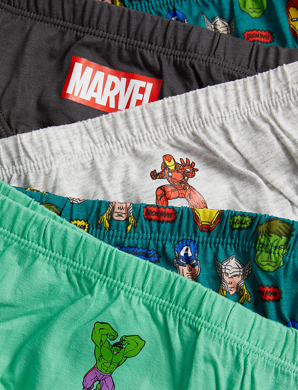 5pk Pure Cotton Marvel™ Briefs (2-10 Yrs)