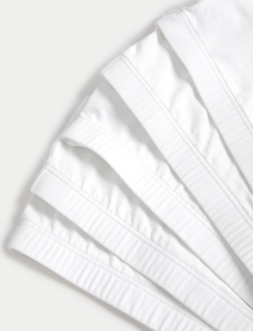5pk Cotton with Stretch Crop Tops (6-16 Yrs)