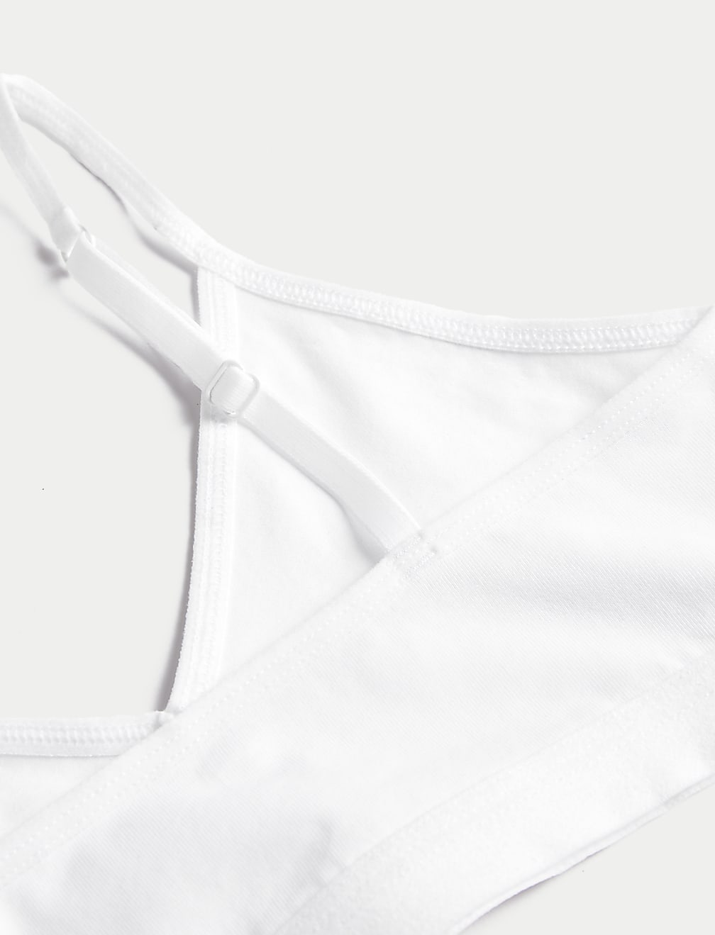 3pk Cotton with Stretch Crop Tops (6-16 Yrs)