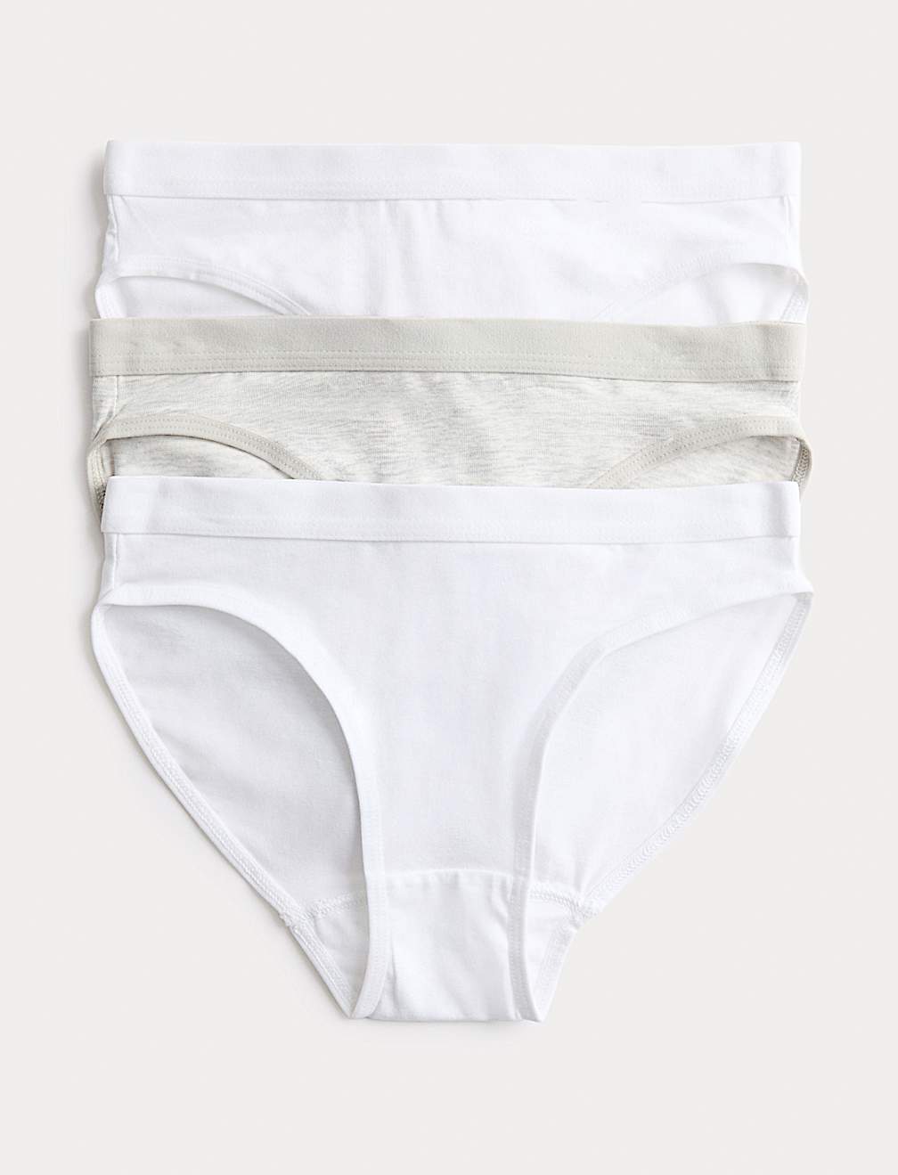 3 Pack Cotton with Stretch Bikini Knickers (6-16 Yrs)