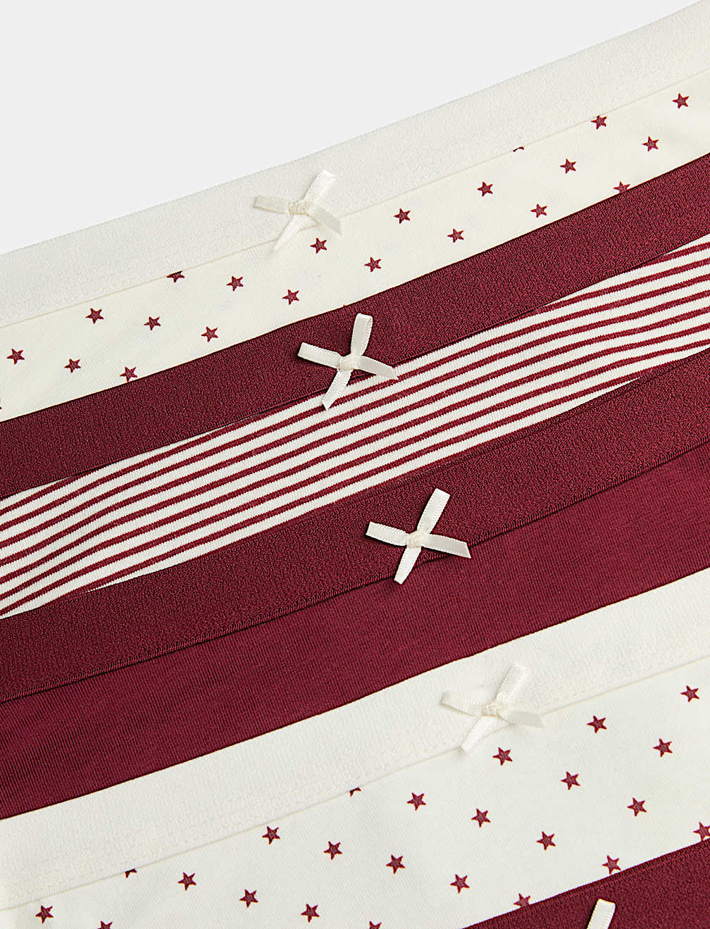 7 Pack Cotton Rich Star Stripe Shorts (5-16 Yrs)