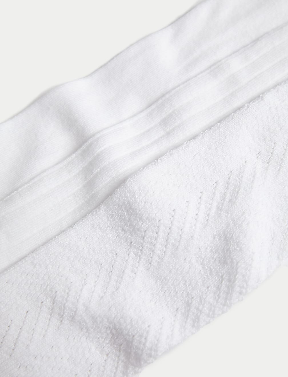 3 Pack of Pelerine, Ribbed & Plain White Tights (0-2 Yrs)