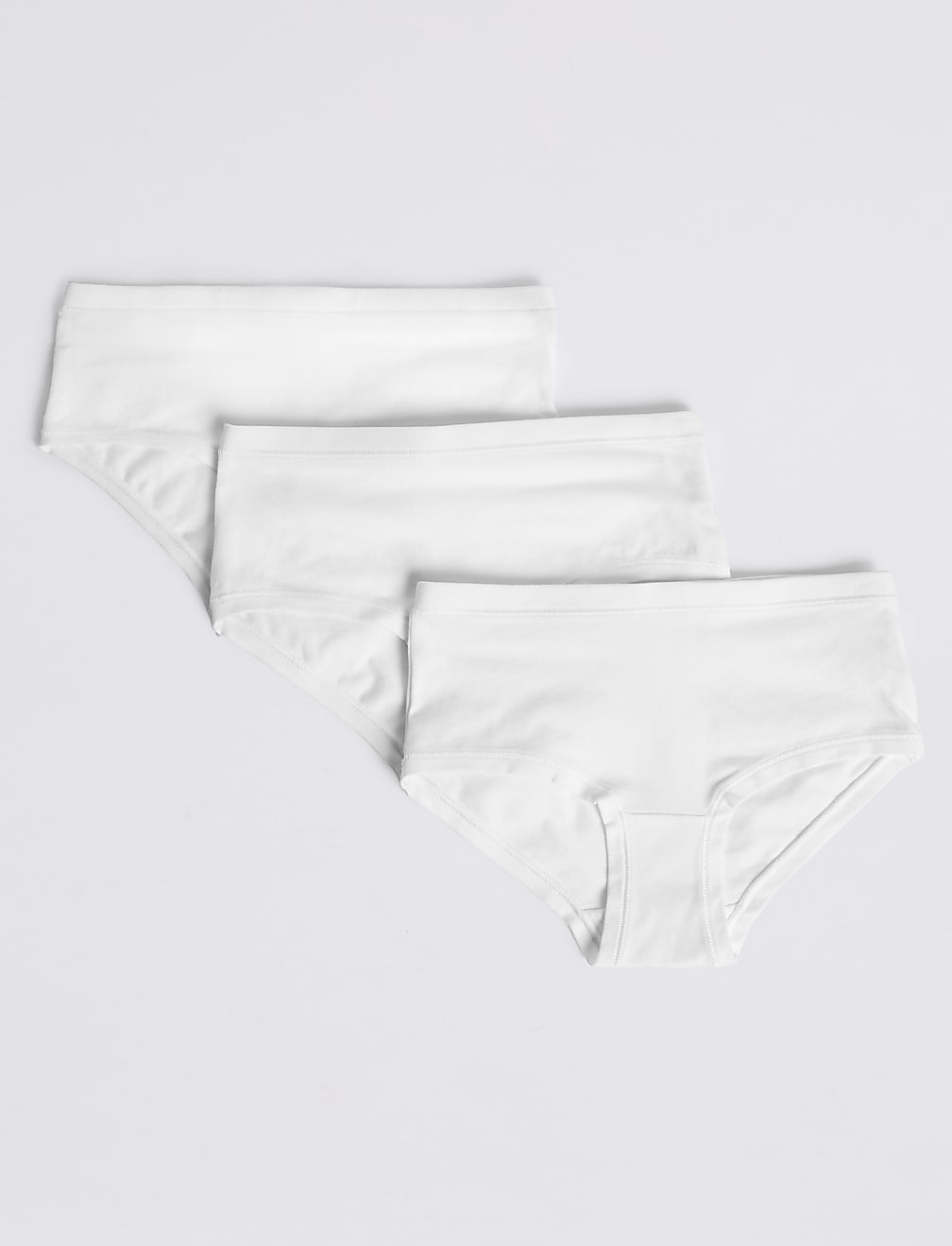 3 Pack Flexifit™ Cotton with Lycra Shorts (6-16 Yrs)