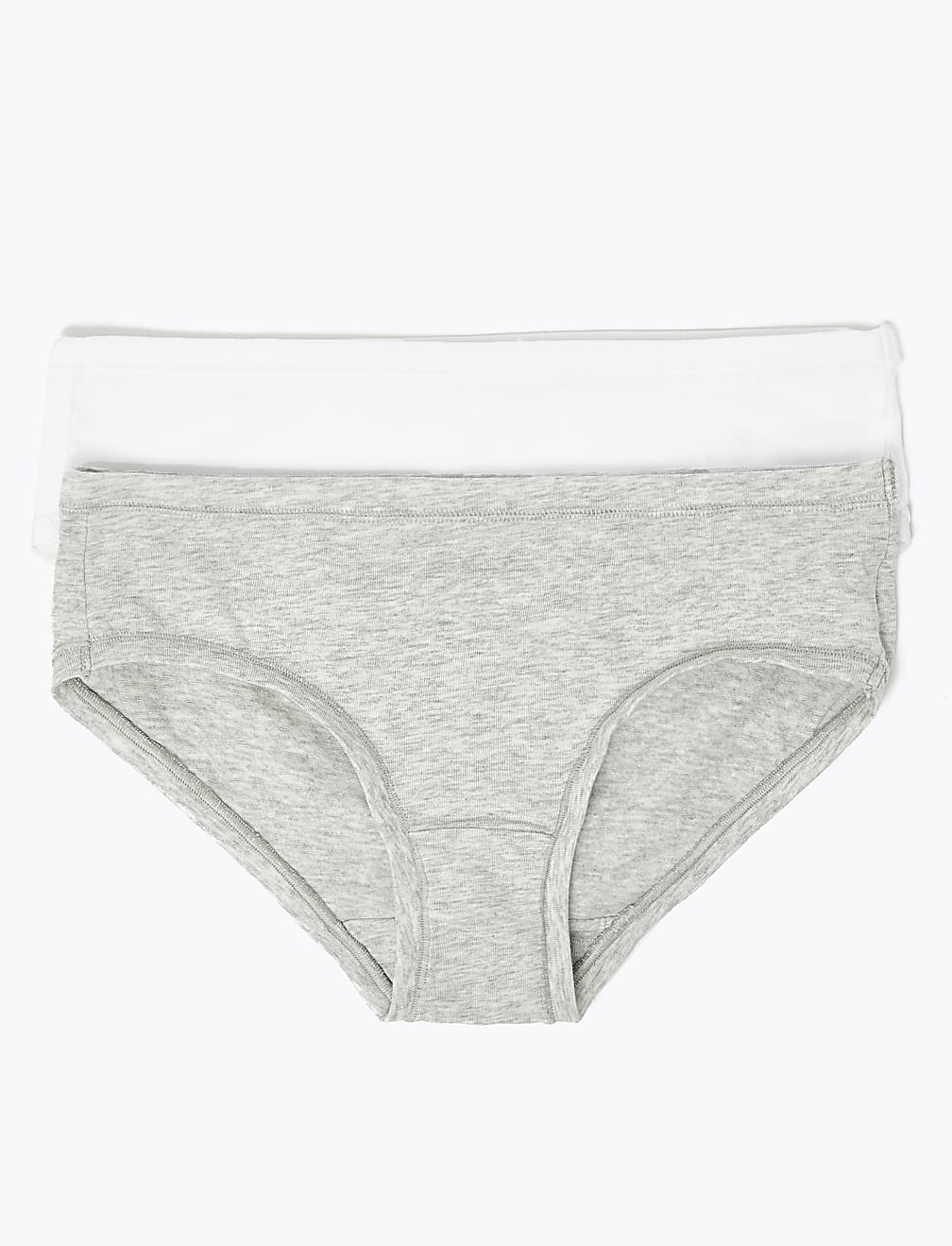 2 Pack Plain Knickers (6-16 Years)
