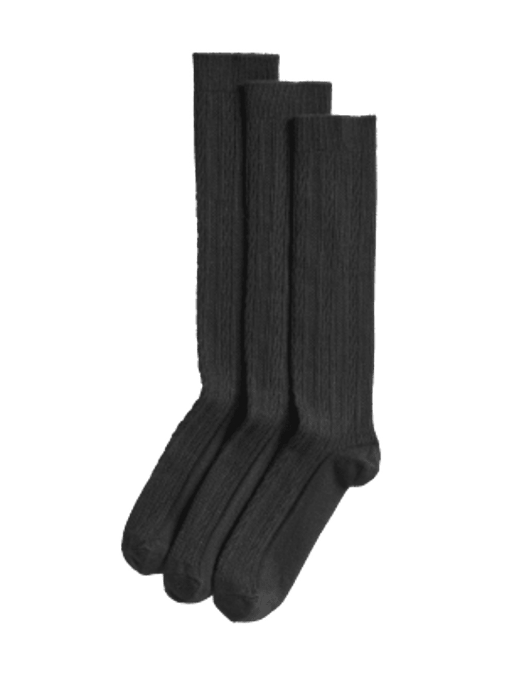 3pk of Cable Knee High Socks