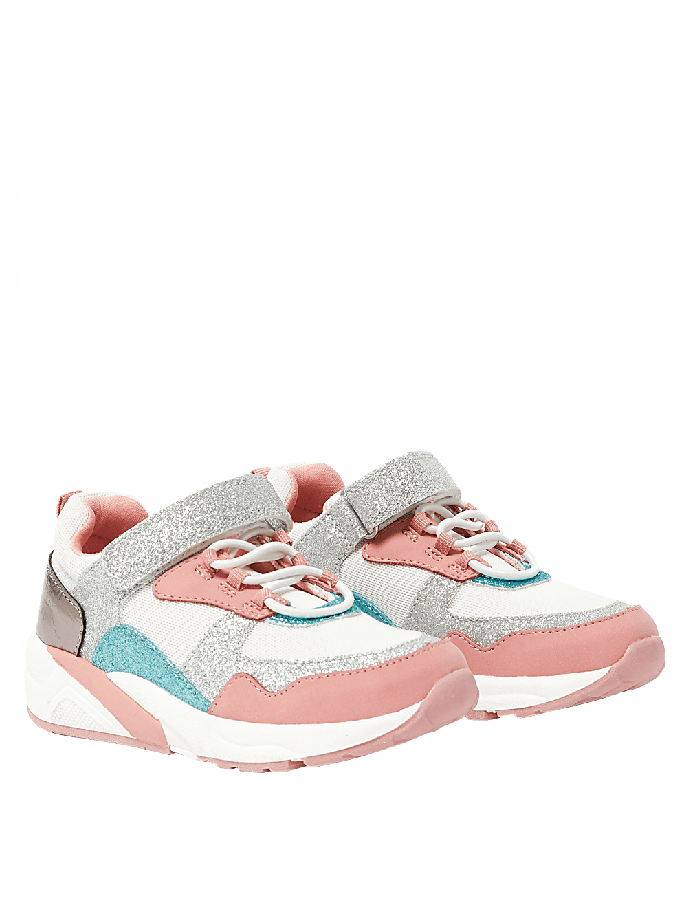 Kids' Sparkle Block Trainers