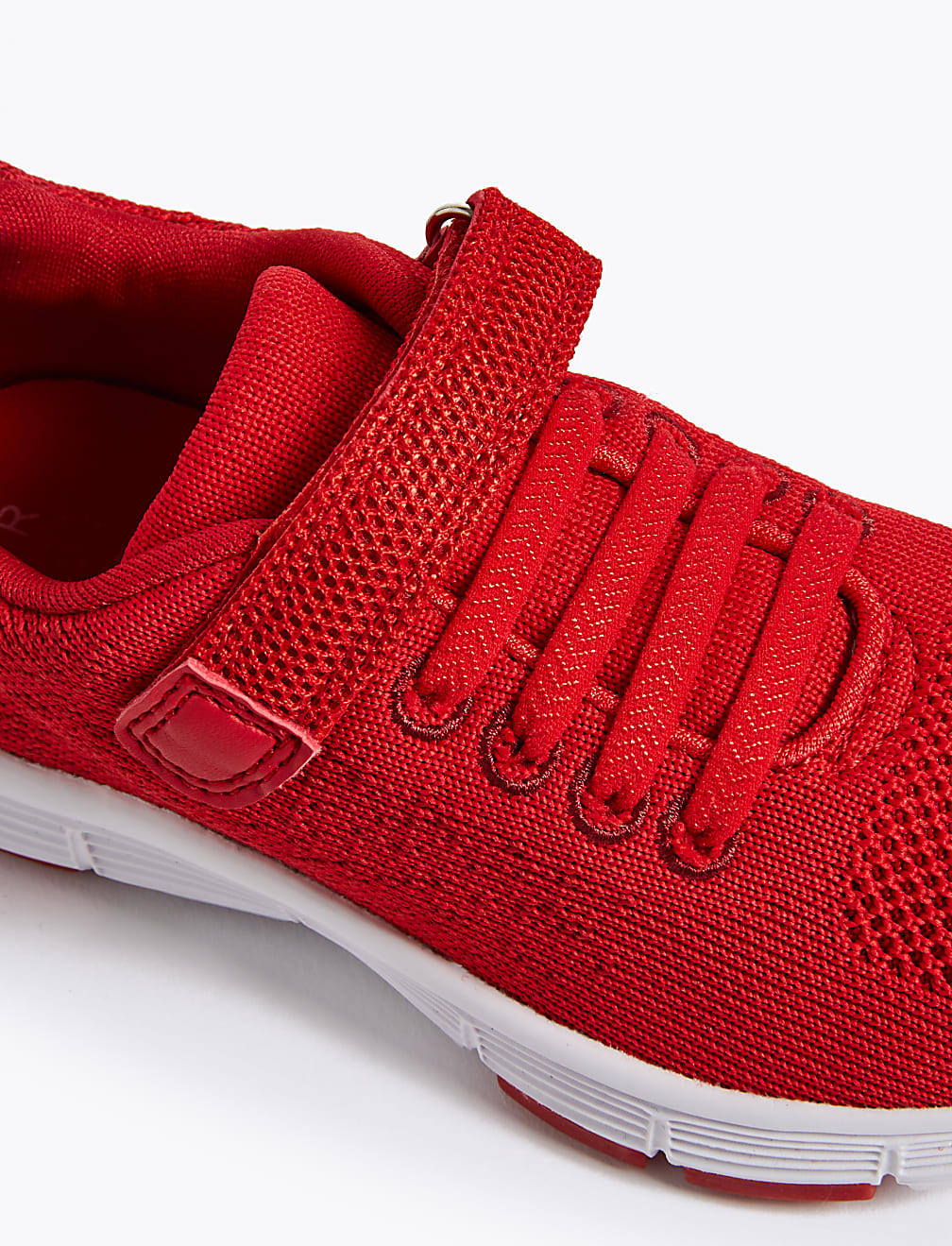 Kids Knitted Riptape Trainers (5 Small - 12 Small)
