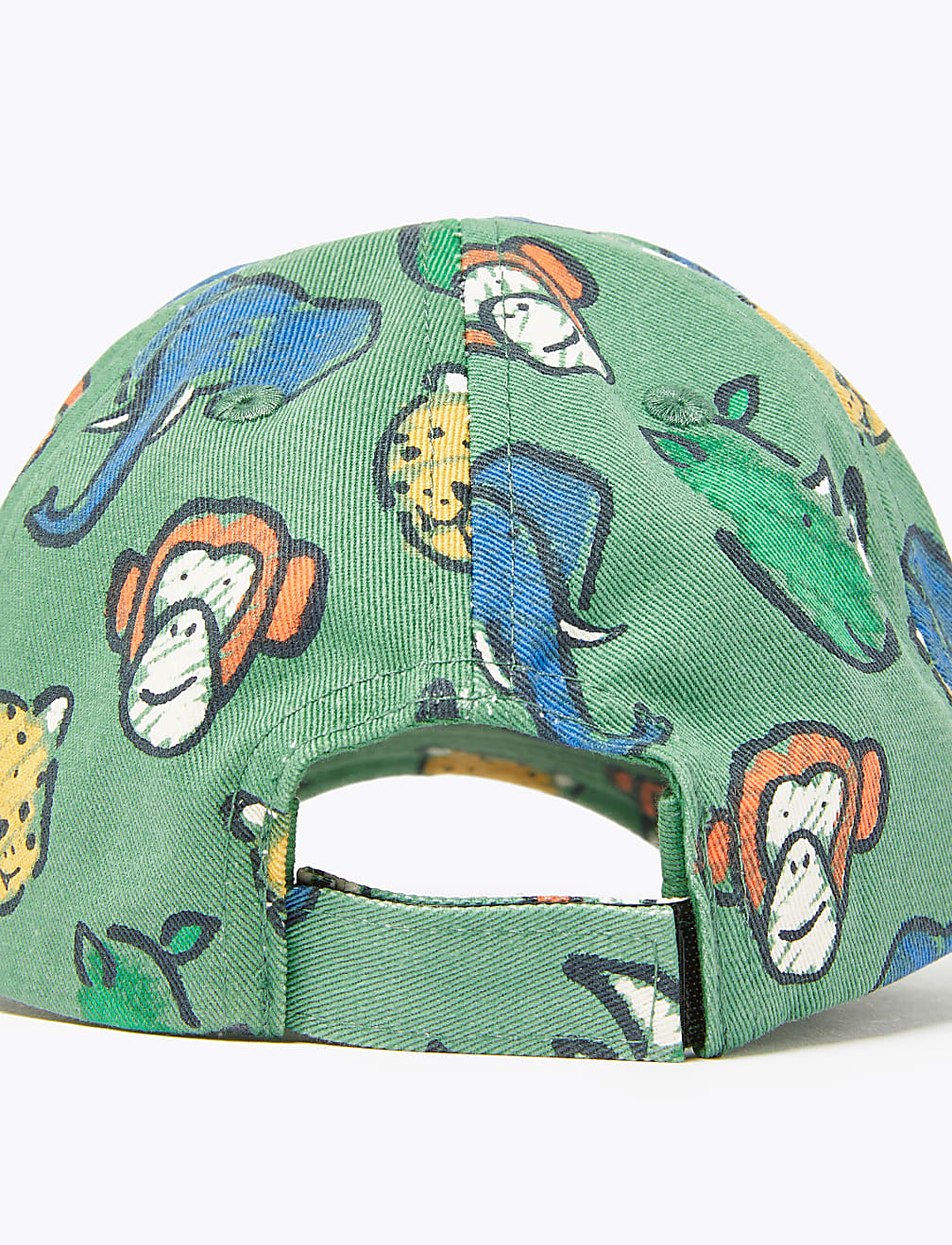 Kids' Cotton Animal Print Baseball Cap (1-6 Yrs)