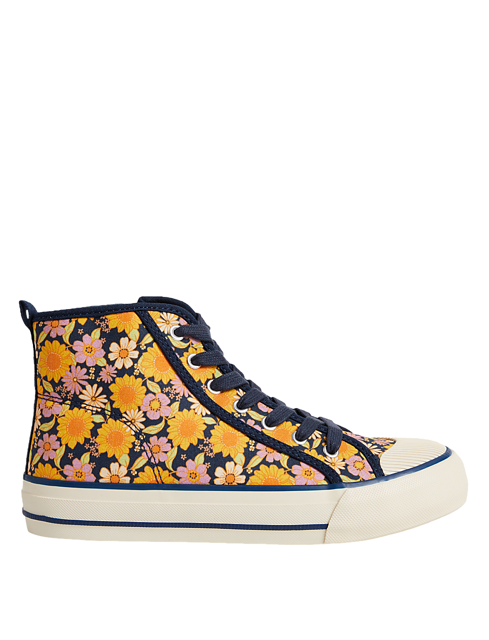 Kids' Canvas Floral High Tops