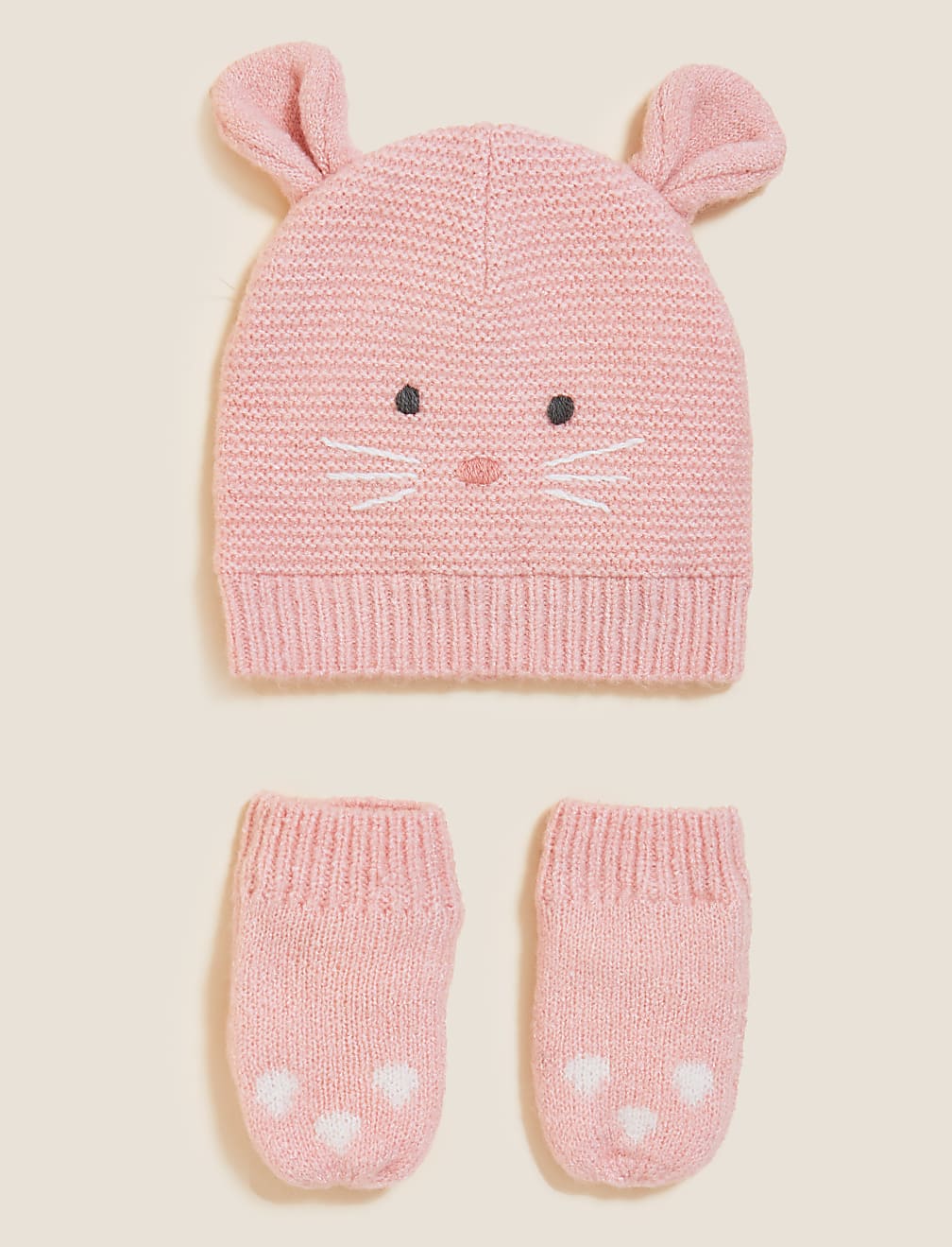 Kids' Animal Hat and Mitten Set (0-6 Yrs)