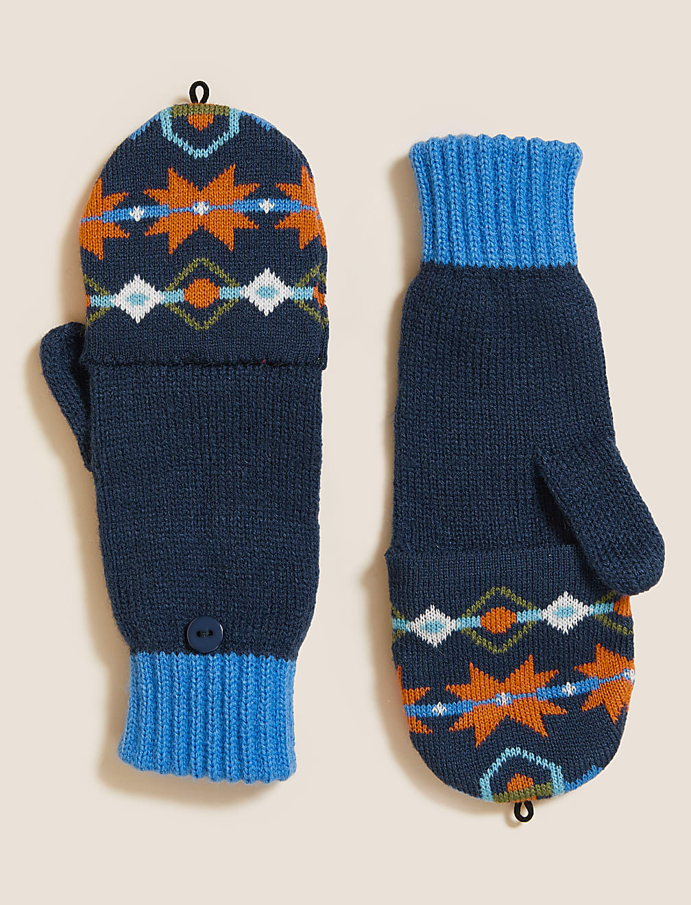 Kids' Printed Flip Top Gloves (1-13 Yrs)