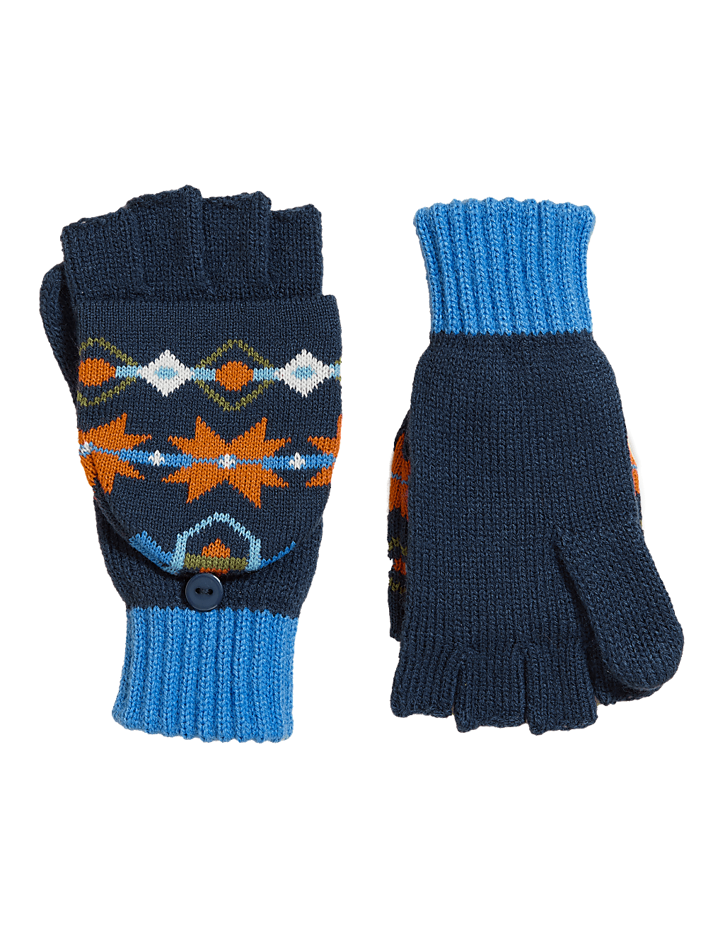Kids' Printed Flip Top Gloves (1-13 Yrs)
