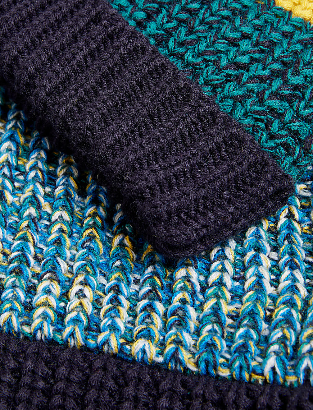 Kids' Colour Block Snood Set (6-13 Yrs)
