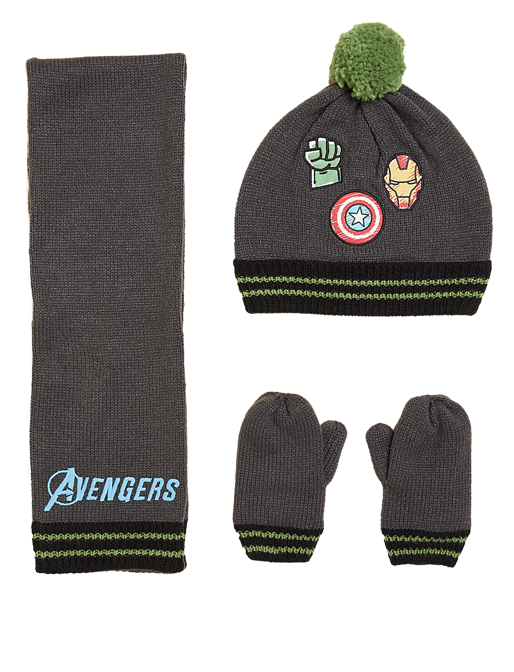 Kids' Marvel™ Hat, Scarf and Mitten Set