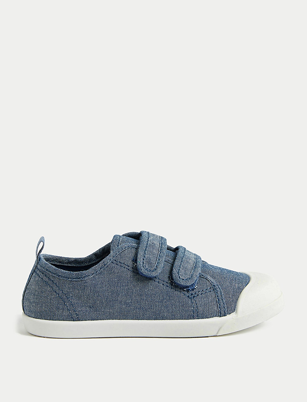Kids’ Denim Riptape Pumps