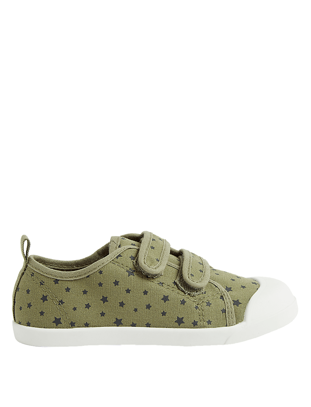Kids’ Denim Riptape Star Pumps