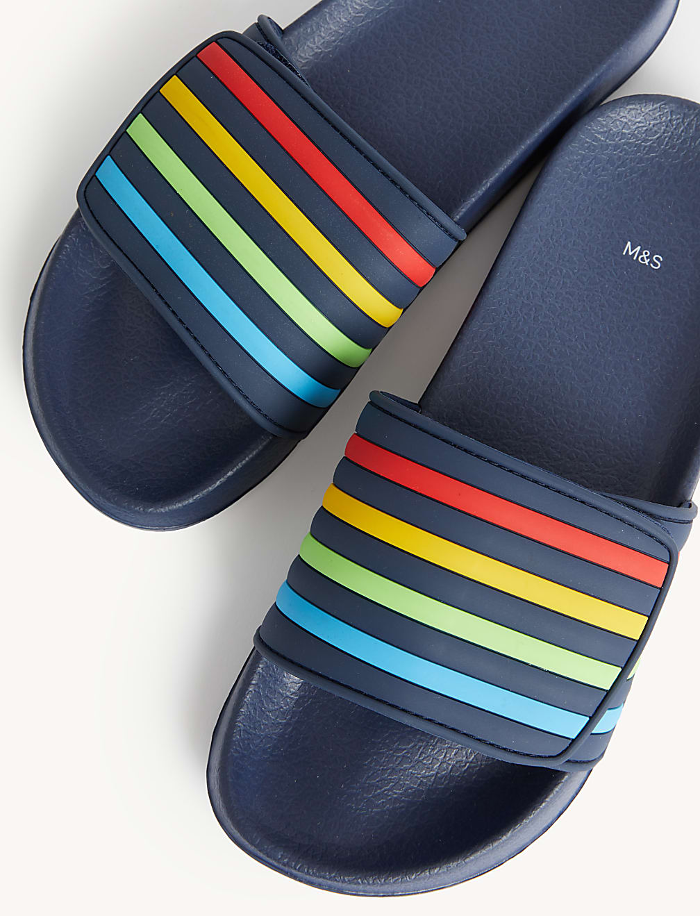 Kids' Striped Sliders