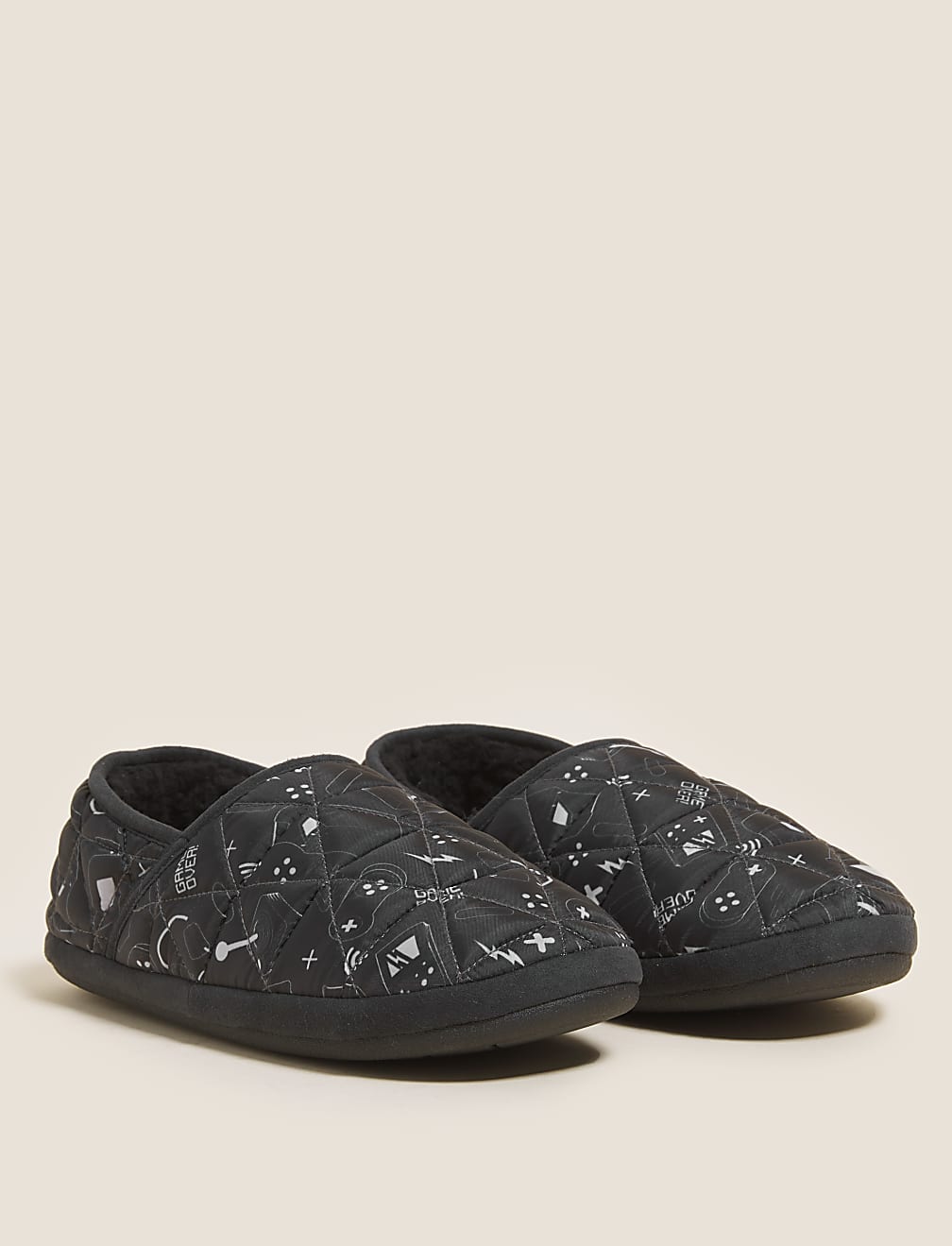 Kids' Slip-on Gamer Slippers (13 Small - 7 Large)
