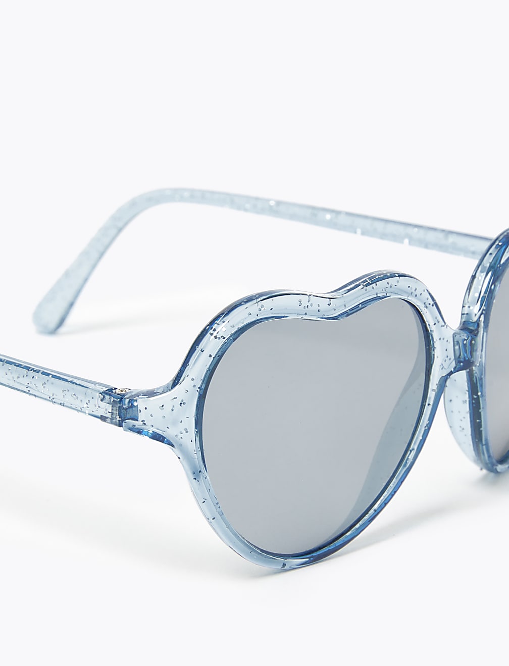 Kids' Glitter Heart Sunglasses