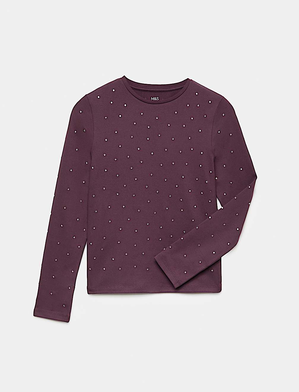 Diamant&eacute; Long Sleeve Top (6-16 Yrs)